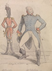 ハリントン卿とピーターシャム卿 作： Thomas Rowlandson